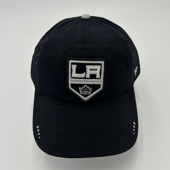 Fanatics Other - Fanatics NHL Los Angeles Kings Black Laser Cut Adjustable Strapback Hat Cap